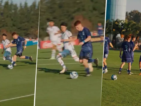 VIDEO | Así fue el GOLAZO del Colo Barco en el amistoso de la Sub 20