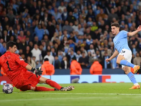 Julián Álvarez le arrebató un récord histórico a Messi con su gol al Real Madrid