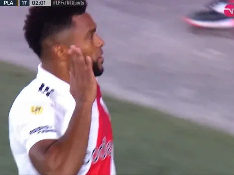 VIDEO | River pegó de entrada: a los dos minutos, Borja puso el 1-0 ante Platense