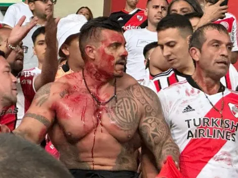 Escándalo: el video  de la brutal pelea de la barra de River con la policía peruana