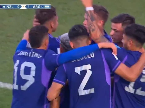 VIDEO | Fue como el zonda: con dos golazos, Argentina le gana a Nueva Zelanda