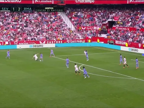 VIDEO | La brutal patada del Huevo Acuña por la que fue expulsado otra vez en el Sevilla