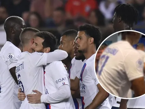 VIDEO | Esto hacía Messi mientras sus compañeros festejaban el título del PSG