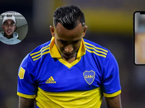 Mientras se habla de su salida de Boca, Villa posó con la camiseta de otro club: "Ya va a llegar..."