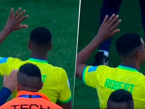 VIDEO | Los gestos de un jugador de Brasil al público argentino en el Mundial Sub 20