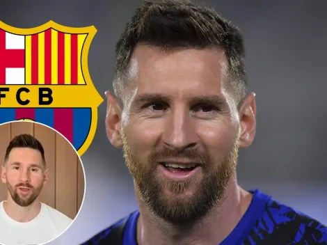 Messi apareció en las redes sociales de Barcelona mientras se habla de su regreso