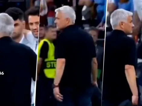 ESTO hizo Mourinho al ver que Montiel iba a patear el penal decisivo en Sevilla