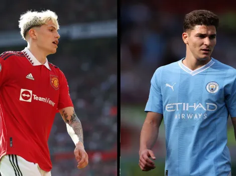 ¿Juegan Alejandro Garnacho y Julián Álvarez en Manchester United vs. Manchester City?