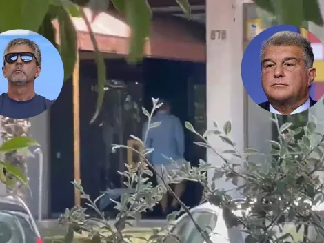 Expectativa mundial: Jorge Messi se reunió con Joan Laporta en Barcelona