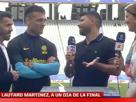 Previo a la final de la Champions, Agüero hizo un comentario que no le gustó nada a Lautaro Martínez