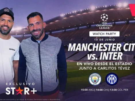 Dónde ver el Watch Party del Kun Agüero y Carlos Tevez por la FINAL de la UEFA Champions League 2022-2023
