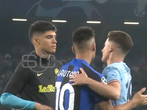 VIDEO | Julián Álvarez consoló a Lautaro y Correa tras el título del City