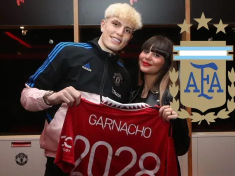 Se argentinizó la novia española de Garnacho y subió una foto que enloqueció a los hinchas