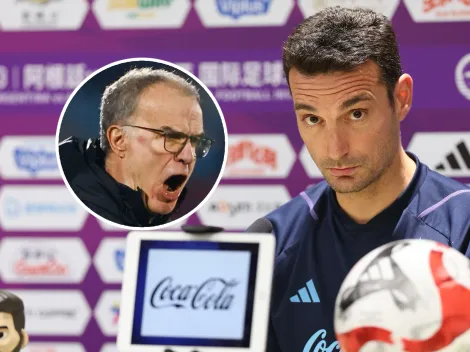 Scaloni ya empezó a palpitar el cara a cara con Bielsa en Eliminatorias