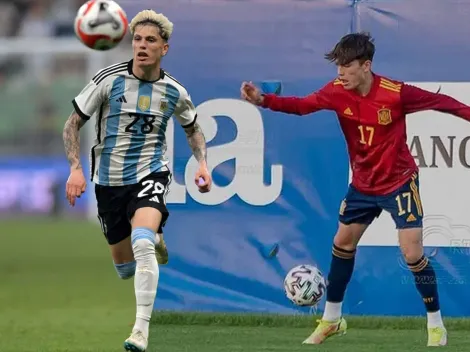 Garnacho debutó en la Selección, pero aún puede jugar para España: el motivo