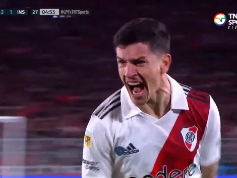 VIDEO | Nacho Fernández culminó una hermosa jugada colectiva para que River lo dé vuelta