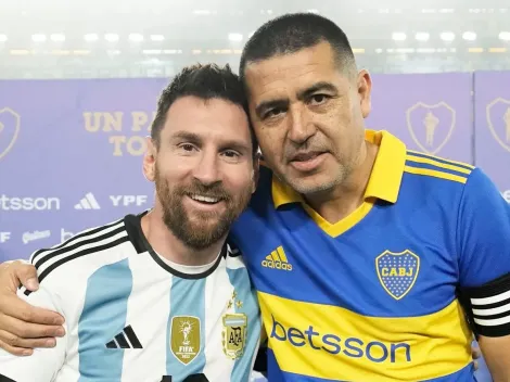 La frase de Messi sobre La Bombonera en la despedida de Riquelme