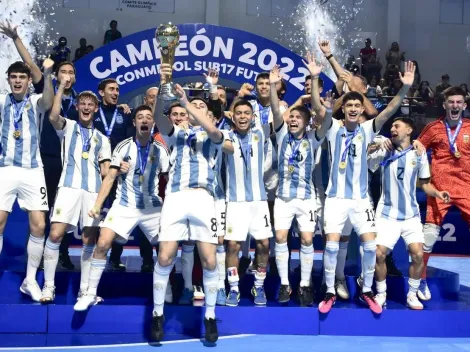 ¡Campeones de América! La Sub 17 se lo dio vuelta a Brasil en la final de futsal