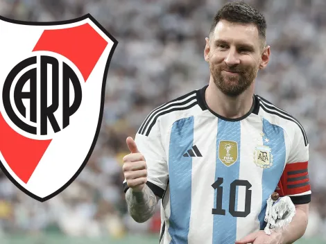 La INESPERADA confesión de un ex compañero de Messi: "Es hincha de River"