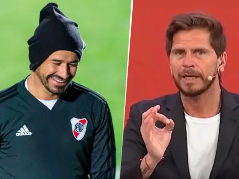 Se vengó: Mora fue al Monumental y cargó al Pollo Vignolo por haberlo confundido con Coria