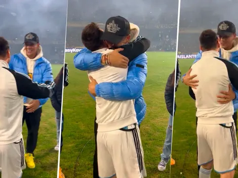 No se vio: ESTO le dijo Marcos Rojo a Messi al reencontrarse en La Bombonera