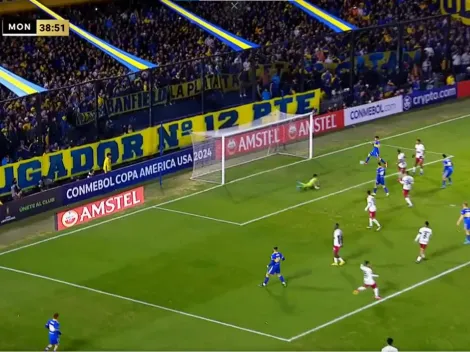 VIDEO | En el peor momento de Boca, Weigandt sorprendió y rompió el cero ante Monagas