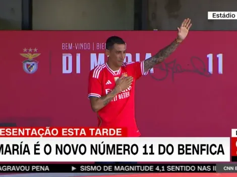 VIDEO | Di María fue recibido por una multitud y enloqueció a los hinchas de Benfica