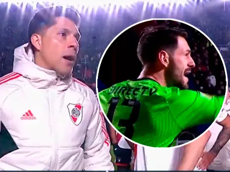 VIDEO | Enzo Pérez encaró a Batalla: "Te haces el guapo ahora"