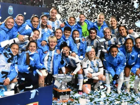 Fiesta y goleada en la despedida de Argentina antes de viajar al Mundial femenino