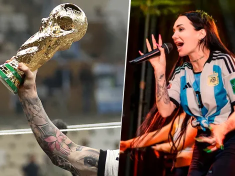 ¿La Joaqui  confirmó su romance con un campeón del mundo con la Selección Argentina?