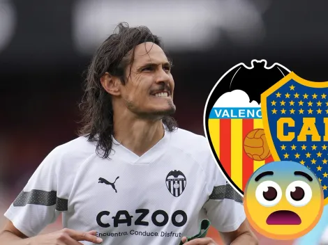Cavani no juega el amistoso para Valencia y ¿se acerca a Boca?