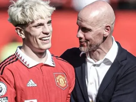 Se supo: la razón por la que Garnacho no jugó con Manchester United