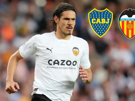 El gesto de Cavani que enfureció al Valencia en plena negociación con Boca