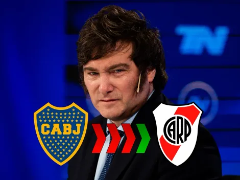 Milei confesó el momento en el que se pasó de Boca a River viendo la final de Madrid