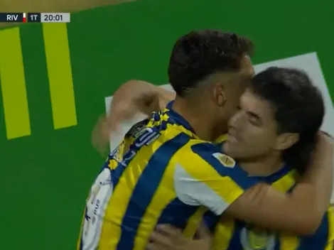 VIDEO | Véliz aprovechó un descalabro defensivo de River y puso el primero de Rosario Central