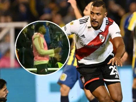 ASÍ reaccionó Borja al gol de Rondón tras el polémico posteo en redes (VIDEO)