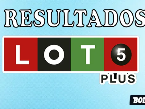 Resultados del Loto 5 Plus de HOY sábado 29 de julio 2023
