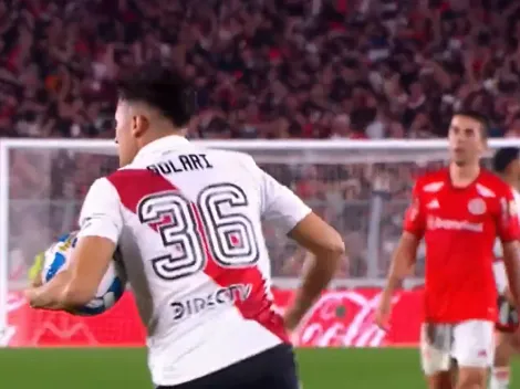 VIDEO | En la primera que tocó, Solari le dio el empate a River con un golazo