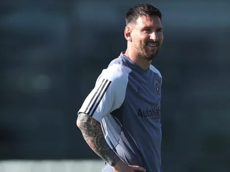 Los botines bien argentinos que Messi estrenó en el entrenamiento de Inter Miami