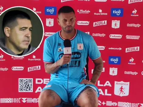 Edwin Cardona se acordó de Riquelme: "Tenemos una relación de amigos"