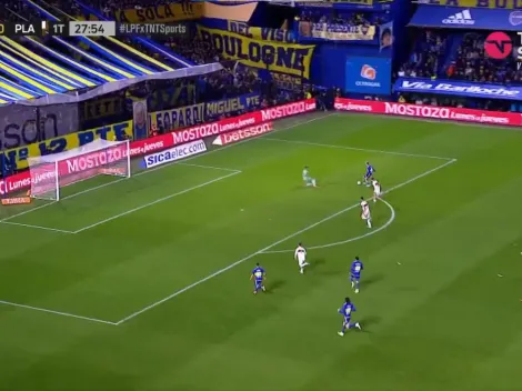 VIDEO | Terrible golazo: Zeballos rompió el cero para Boca tras una jugada espectacular