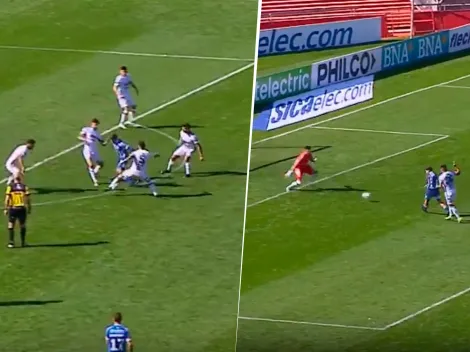 López Muñoz gambeteó a cuatro rivales y clavó un golazo para Godoy Cruz