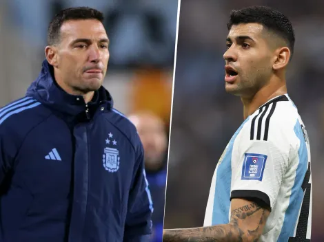 Scaloni, sobre Cuti Romero: "Se cree He-Man"