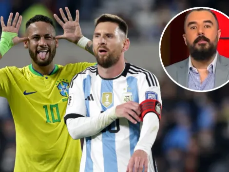 Incoherente: por dos goles a Bolivia, Álvaro Morales eleva a Neymar por encima de Messi