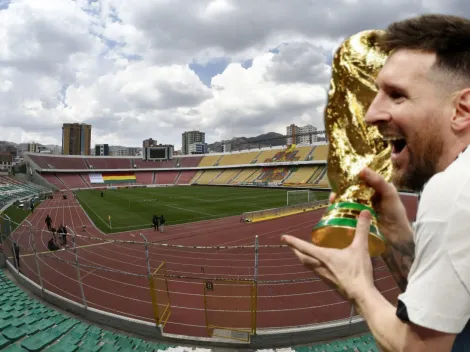 En el estadio Hernando Siles de Bolivia habrá mural para homenajear a la Selección Argentina