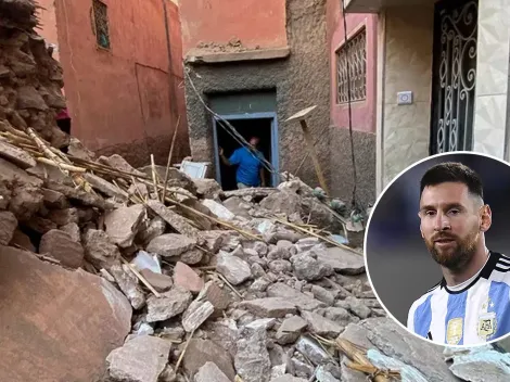 Está en todas: el posteo de Messi por el sismo en Marruecos