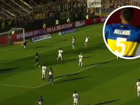 VIDEO | En su primera titularidad en Boca, Bullaude se estrenó con un gran gol de cabeza ante Almagro