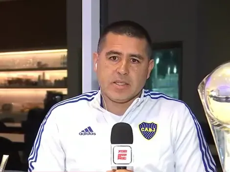 El elogio de Riquelme para Racing: "Tiene una cancha fabulosa, una hinchada increíble"