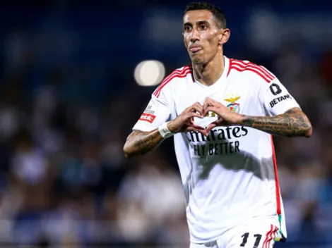 VIDEO | ¡El Fideo no para! Di María y un golazo de tiro libre para el Benfica
