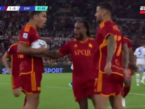 VIDEO | Volvió la Joya: Dybala abrió la cuenta para Roma ante Empoli